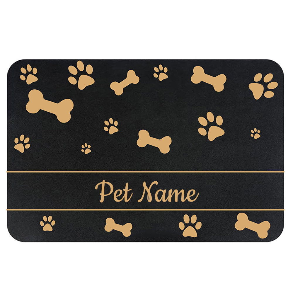 Personalized Dog & Cat Food Mat