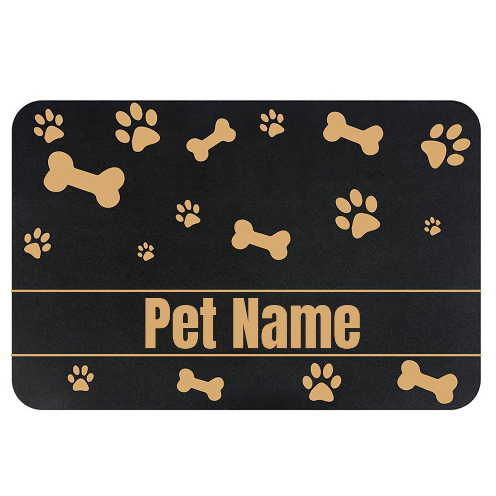 Personalized Dog & Cat Food Mat