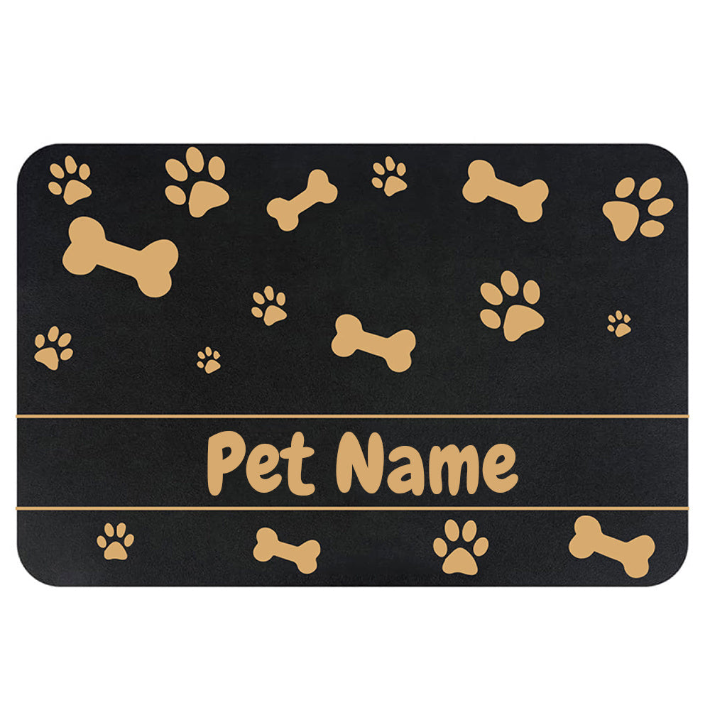 Personalized Dog & Cat Food Mat