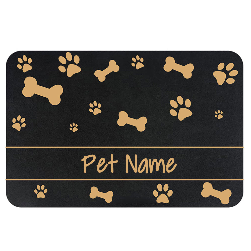 Personalized Dog & Cat Food Mat