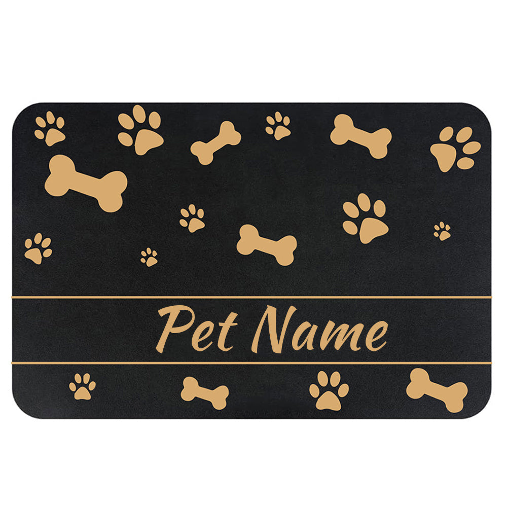 Personalized Dog & Cat Food Mat