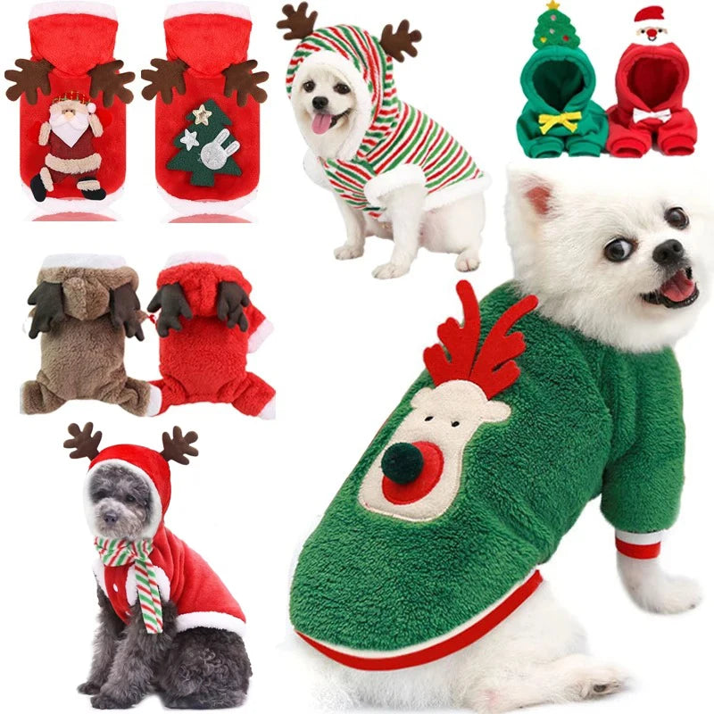 Cozy Christmas Pet Coat