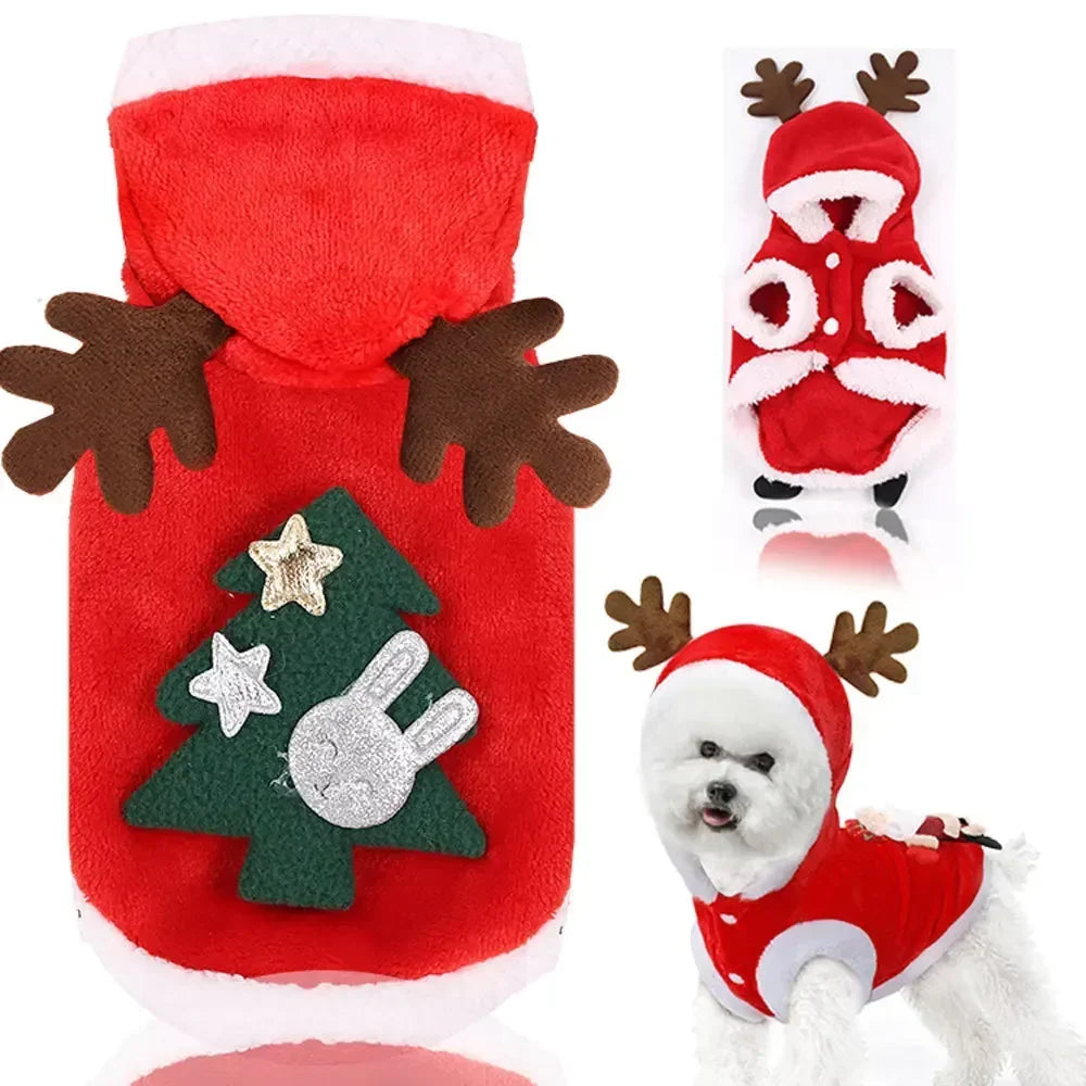 Cozy Christmas Pet Coat