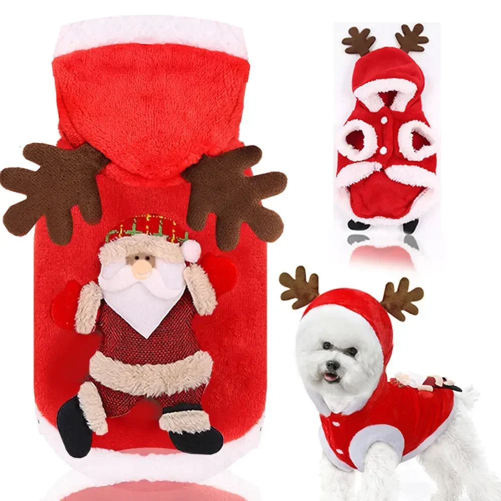 Cozy Christmas Pet Coat